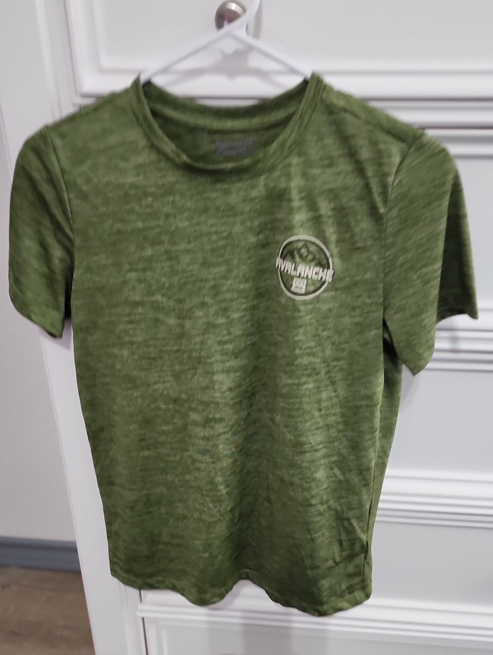 Avalanche Olive Green Heather Short Sleeve Crew Tee